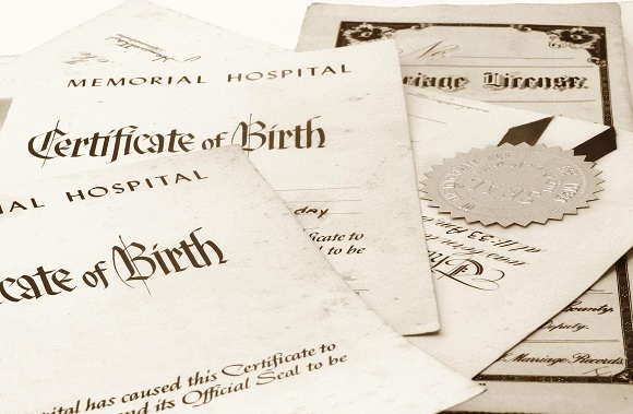 Travelling with your childs Birth Certificate