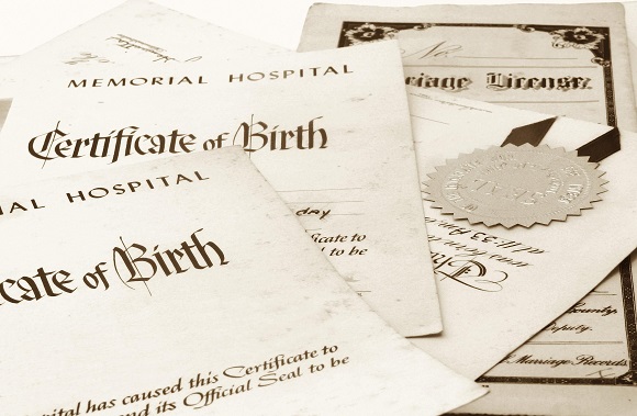 travelling with baby birth certificate